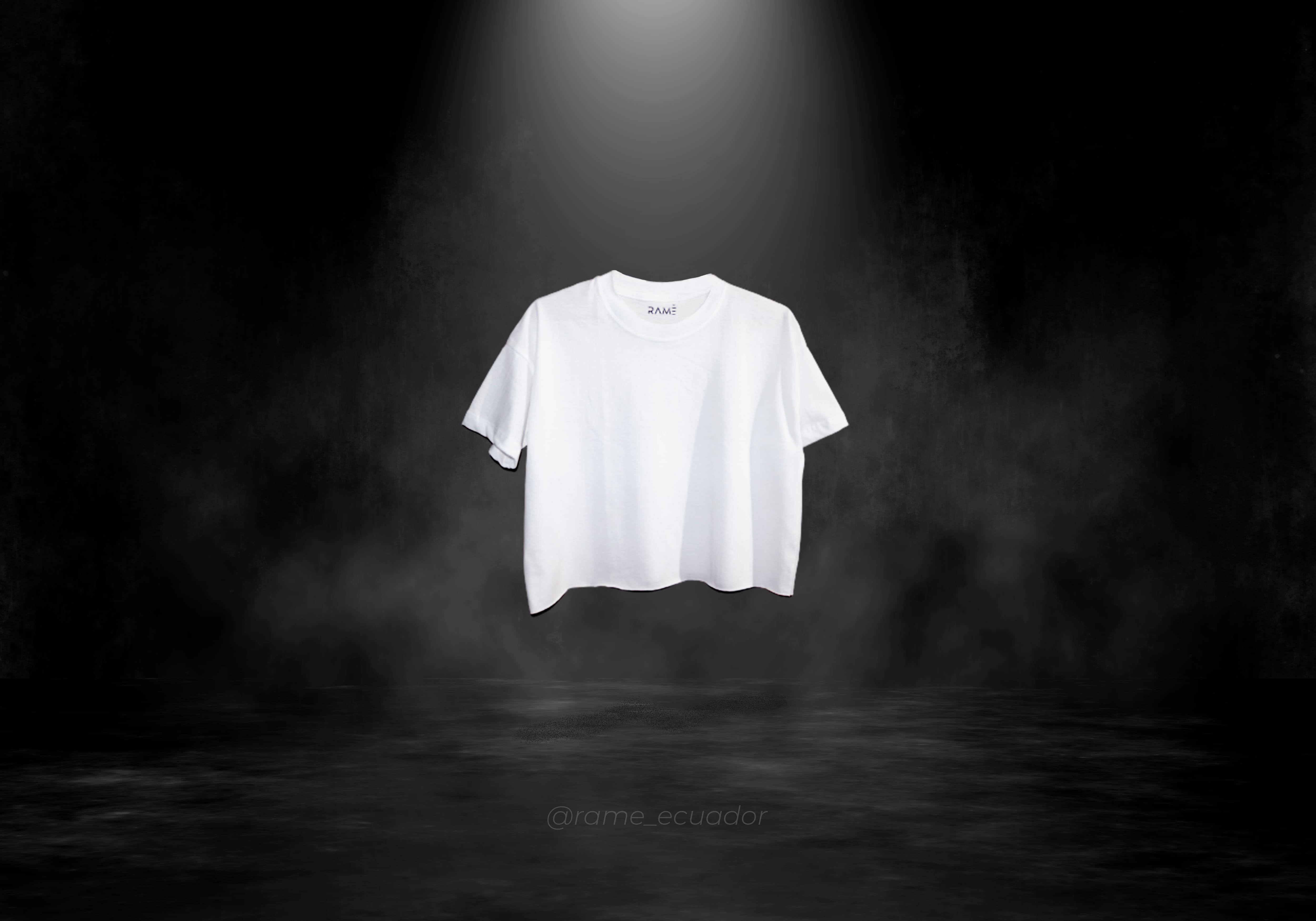 Ramé White T-Shirt Smoke